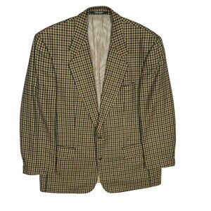 Baumler Wool Blazer Check Sport Coat Multicolor 42R